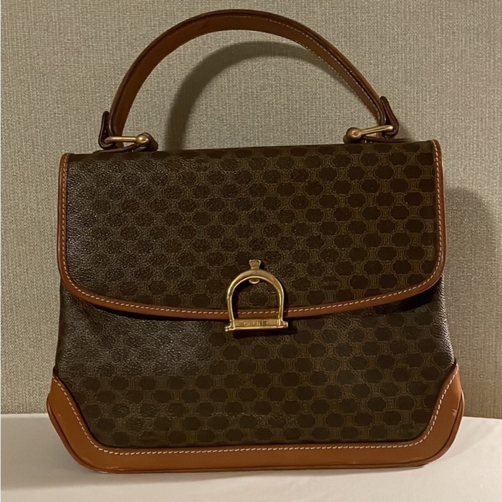 RARE 💎 CELINE Vintage Top Handle Bag